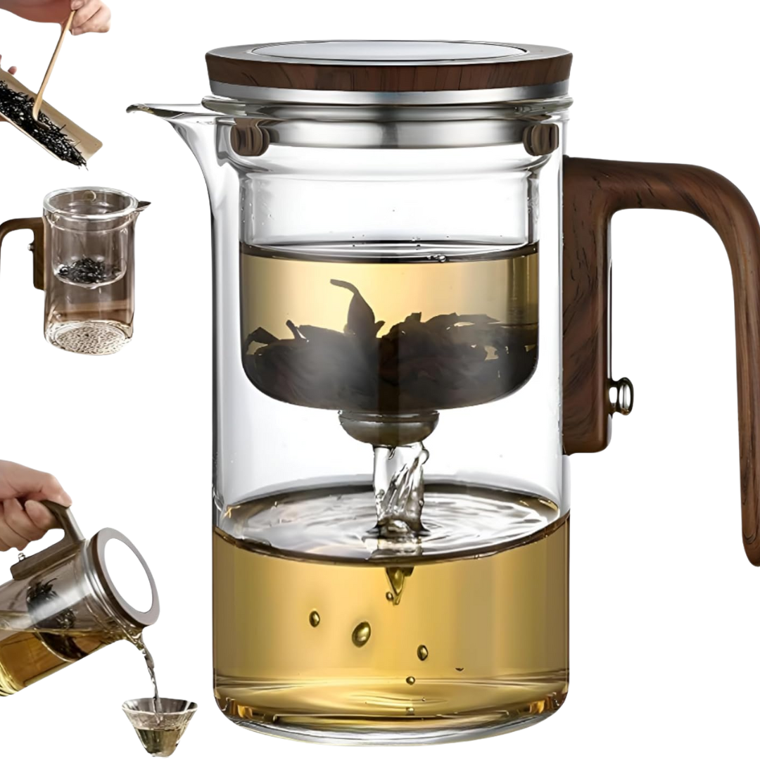 Tetera de Vidrio Encantada con Infusor